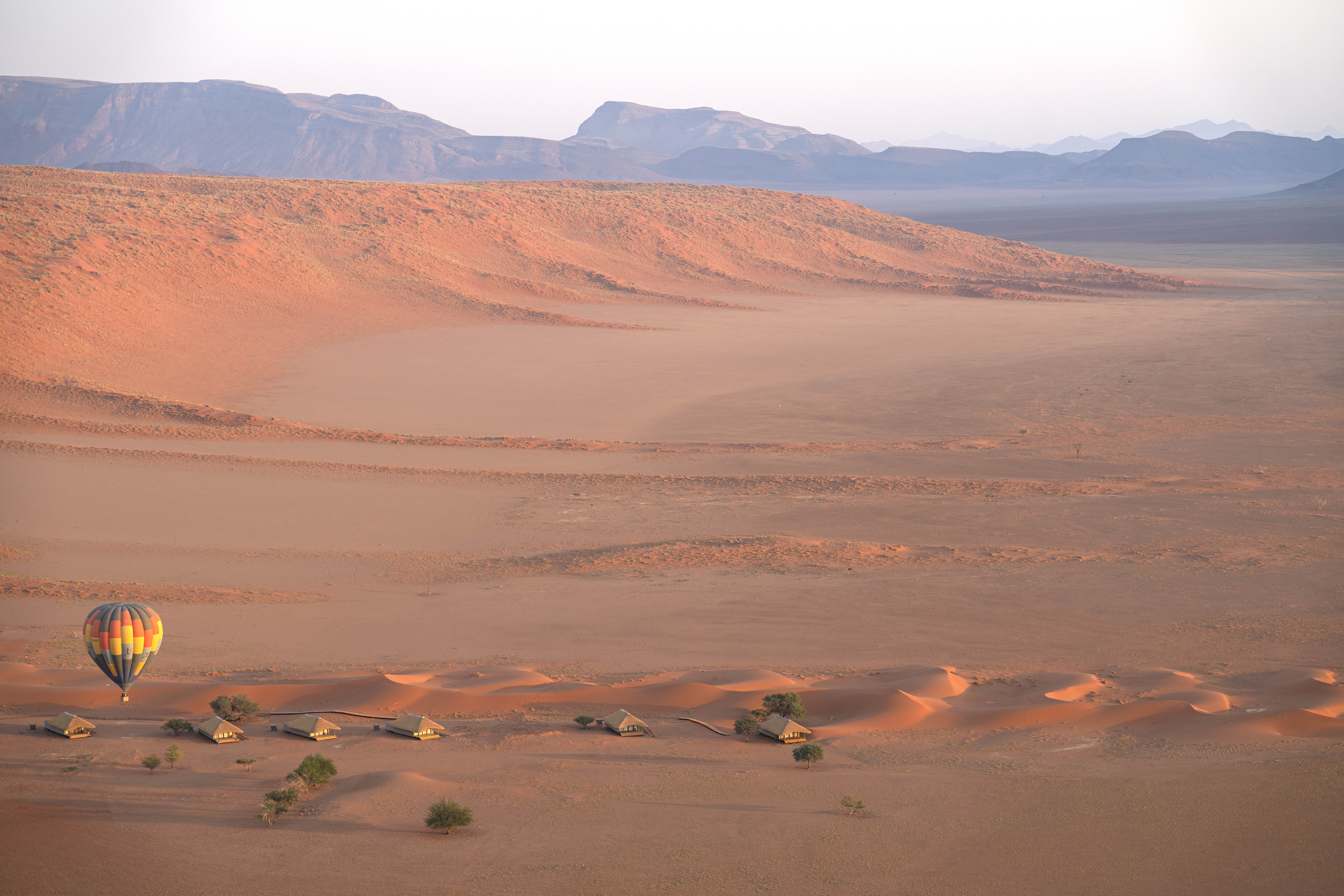 Sossusvlei sanddyner ved daggry — Namibia